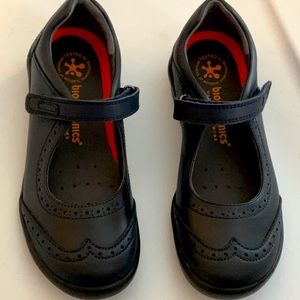 New blue school shoe